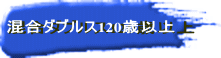 混合ダブルス120歳以上 